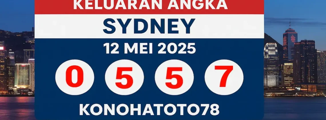 Keluaran Angka Sydney 12 Mei 2025 Akurat di Konohatoto78 - angkagaib.com