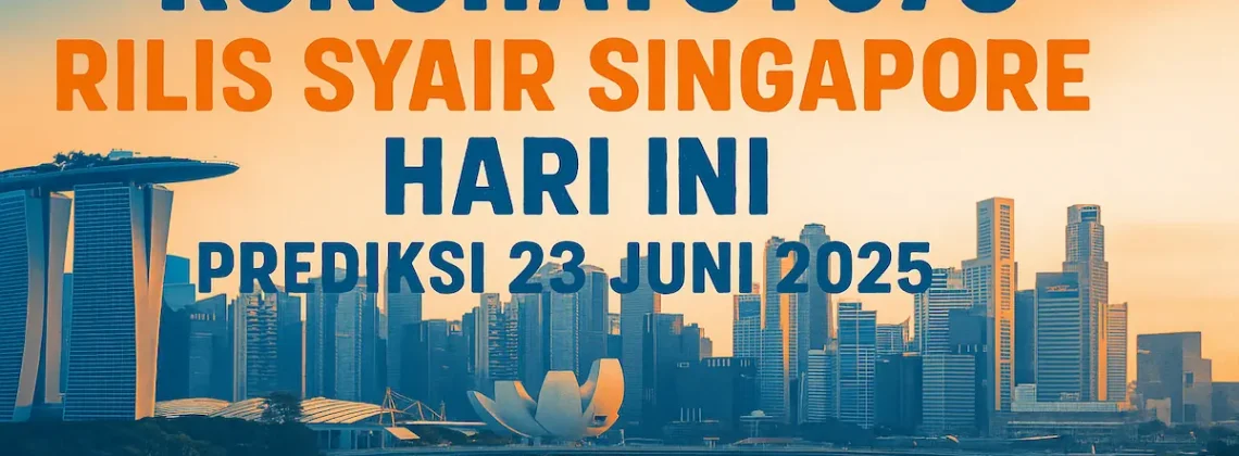 Konohatoto78 Rilis Syair Singapore Hari Ini, Prediksi 23 Juni 2025 - angkagaib.com