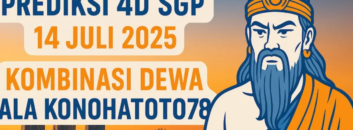 Prediksi 4D SGP 14 Juli 2025 Kombinasi Dewa Ala Konohatoto78 - angkagaib.com