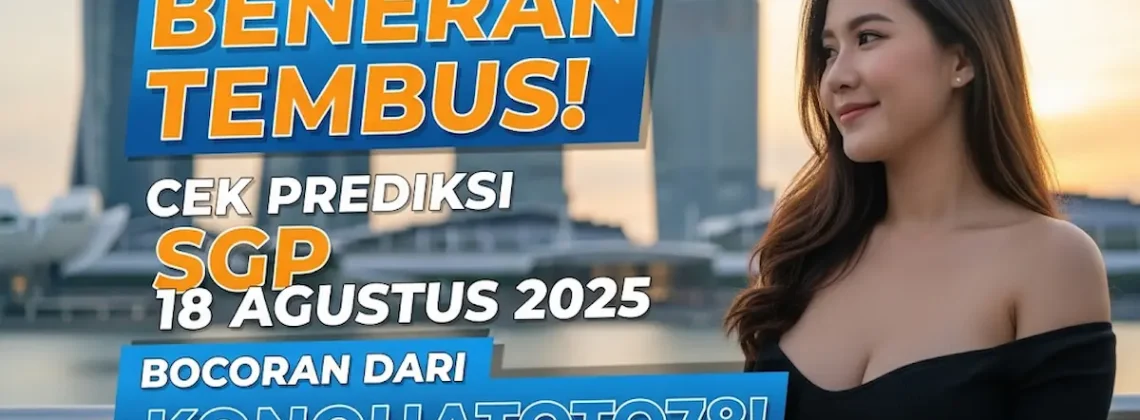 Beneran Tembus! Cek Prediksi SGP 18 Agustus 2025, Bocoran dari Konohatoto78! - angkagaib.com