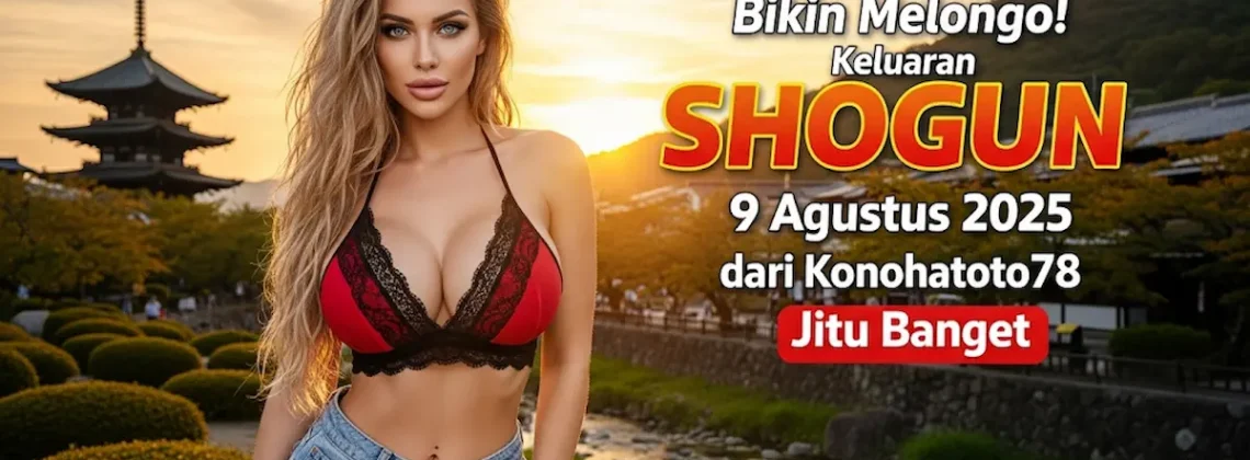 Bikin Melongo! Keluaran SHOGUN 9 Agustus 2025 dari Konohatoto78 Jitu Banget - angkagaib.com