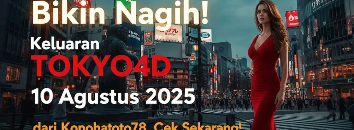 Bikin Nagih! Keluaran TOKYO4D 10 Agustus 2025 dari Konohatoto78, Cek Sekarang! - angkagaib.com