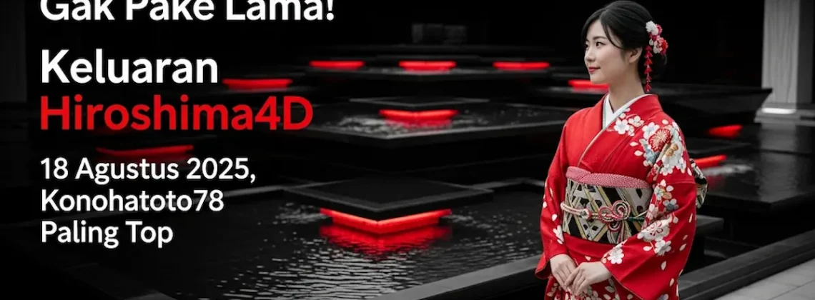 Gak Pake Lama! Keluaran Hiroshima4D 18 Agustus 2025, Konohatoto78 Paling Top - angkagaib.com