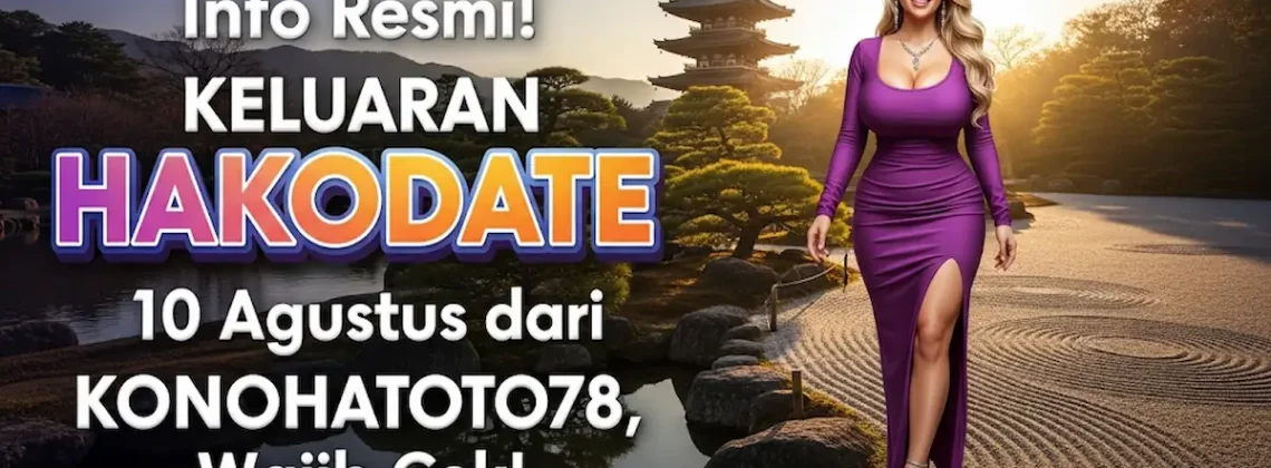 Info Resmi! Keluaran Hakodate 10 Agustus dari Konohatoto78, Wajib Cek! - angkagaib.com