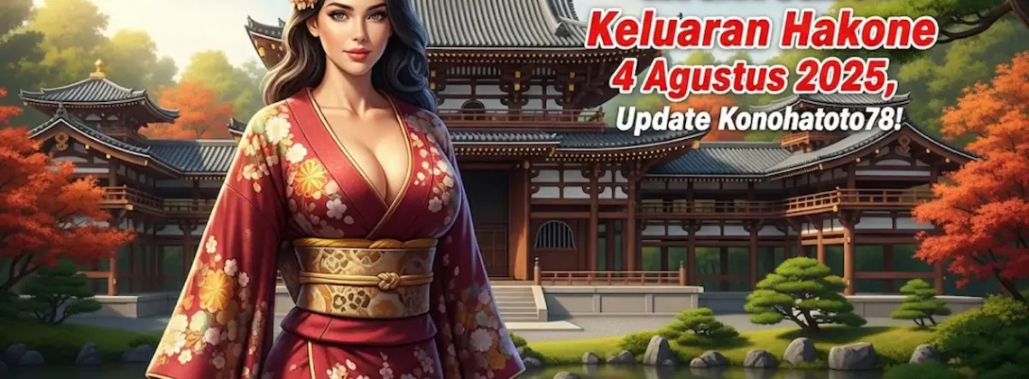 Mantul! Keluaran Hakone 4 Agustus 2025, Update Konohatoto78! - angkagaib.com