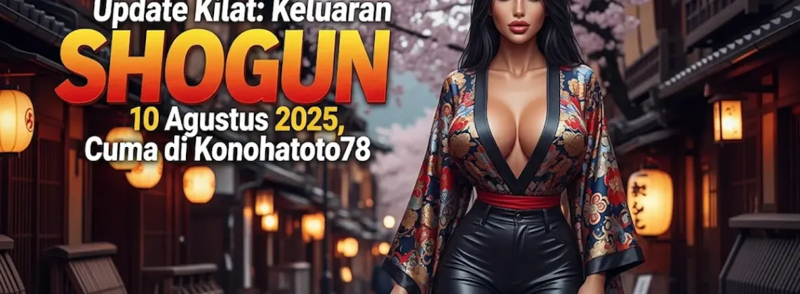 Update Kilat Keluaran SHOGUN 10 Agustus 2025, Cuma di Konohatoto78 - angkagaib.com