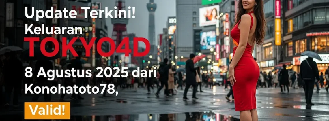 Update Terkini! Keluaran TOKYO4D 8 Agustus 2025 dari Konohatoto78, Valid! - angkagaib.com