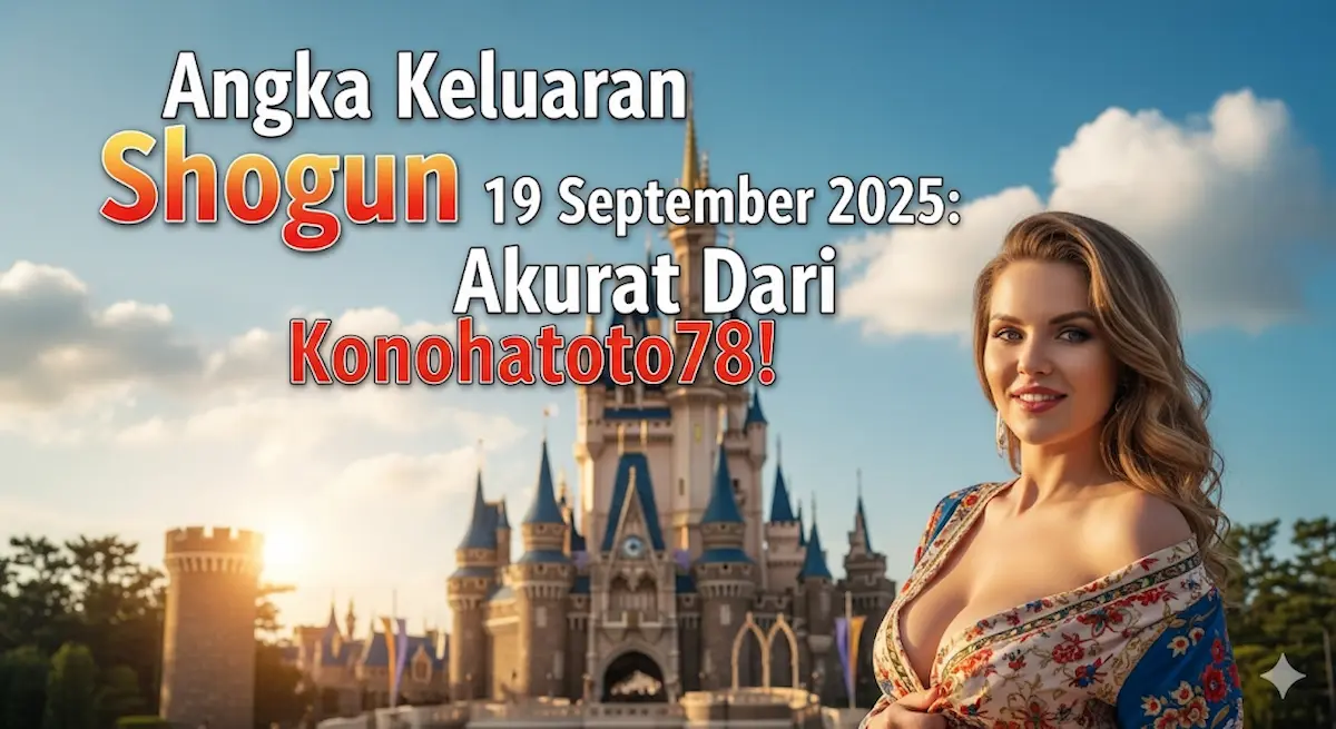 Angka Keluaran Shogun 19 September 2025 Akurat Dari Konohatoto78! - keluaranterbaru.com
