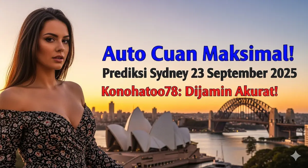 Auto Cuan Maksimal! Prediksi Sydney 23 September 2025 Konohatoto78 Dijamin Akurat! - keluaranterbaru.com