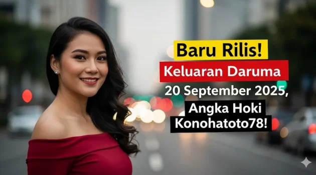 Baru Rilis! Keluaran Daruma 20 September 2025, Angka Hoki Konohatoto78! - keluaranterbaru.com