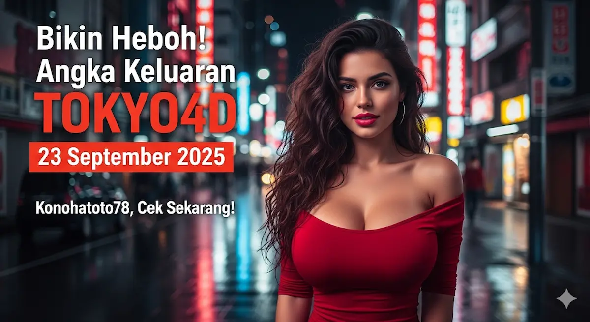 Bikin Heboh! Angka Keluaran TOKYO4D 23 September 2025 Konohatoto78, Cek Sekarang! - keluaranterbaru.com