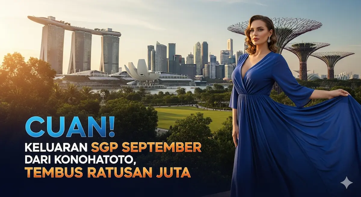 Cuan! Keluaran SGP 6 September 2025 dari Konohatoto78, Tembus Ratusan Juta - keluarantoto78.com