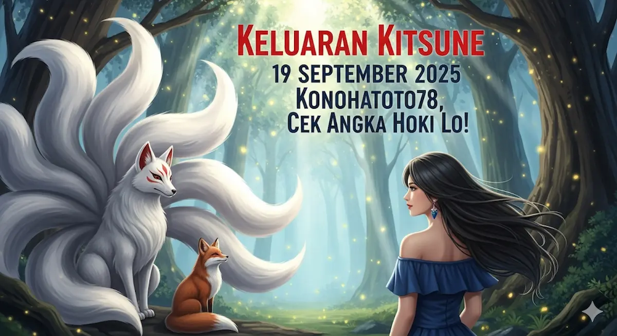 Keluaran Kitsune 19 September 2025 Konohatoto78, Cek Angka Hoki Lo! - keluaranterbaru.com