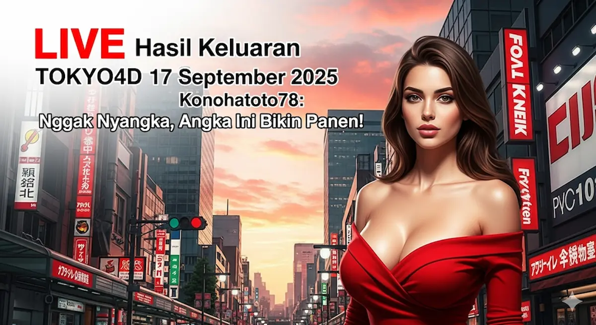 LIVE Hasil Keluaran TOKYO4D 17 September 2025 Konohatoto78 Nggak Nyangka, Angka Ini Bikin Panen! - keluaranterbaru.com