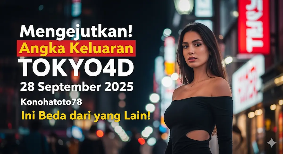 Mengejutkan! Angka Keluaran TOKYO4D 28 September 2025 Konohatoto78 Ini Beda dari yang Lain! - keluaranterbaru.com