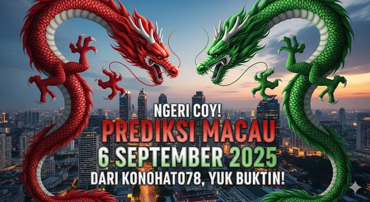 Ngeri Coy! Prediksi Macau 6 September 2025 Dari Konohatoto78, Yuk Buktiin! - keluarantoto78.com