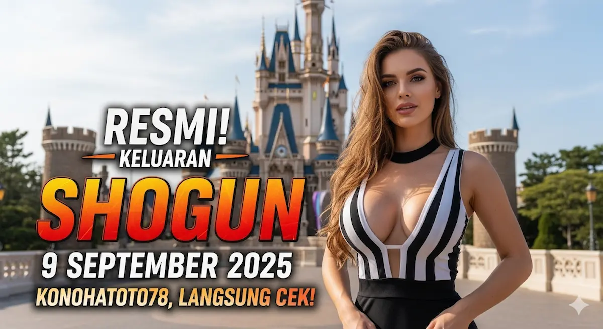 Resmi! Keluaran Shogun 9 September 2025 Konohatoto78, Langsung Cek! - keluarantoto78.com