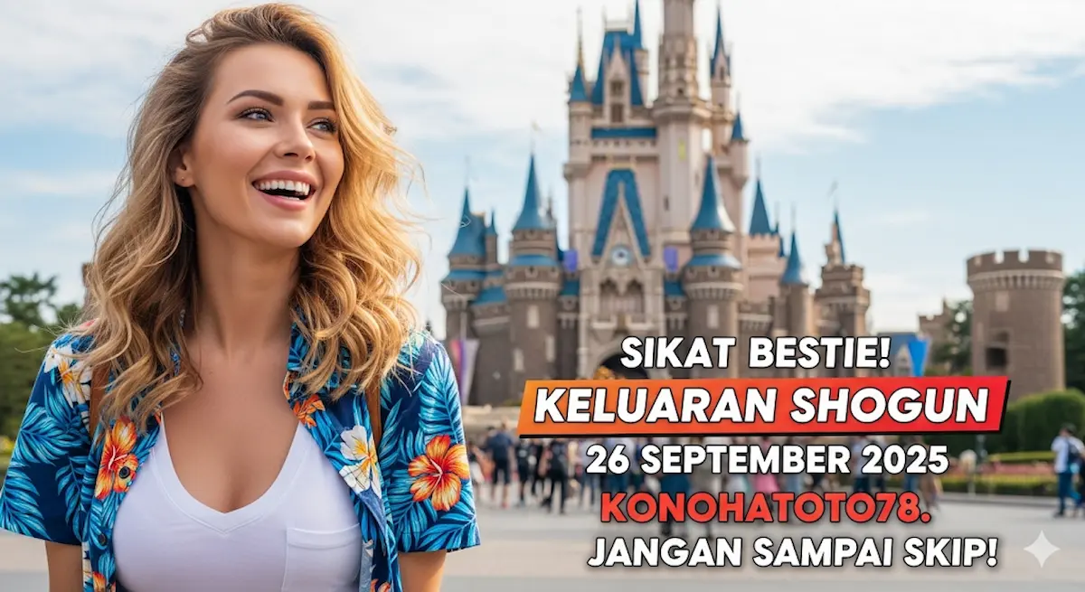 Sikat Bestie! Keluaran Shogun 26 September 2025 Konohatoto78. Jangan Sampai Skip! - keluaranterbaru.com