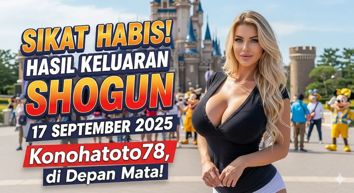 Sikat Habis! Hasil Keluaran Shogun 17 September 2025 Konohatoto78, di Depan Mata! - keluaranterbaru.com