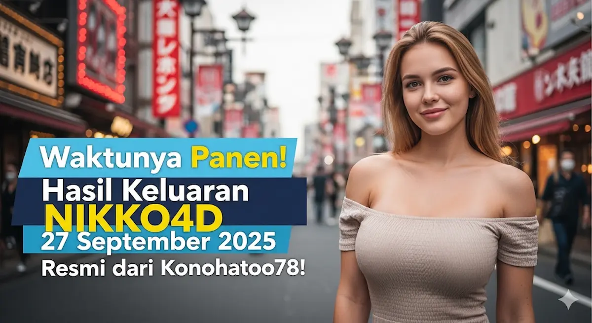 Waktunya Panen! Hasil Keluaran NIKKO4D 27 September 2025 Resmi dari Konohatoto78! - keluaranterbaru.com